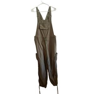 SHEIN Olive Green Utility Cargo Overalls